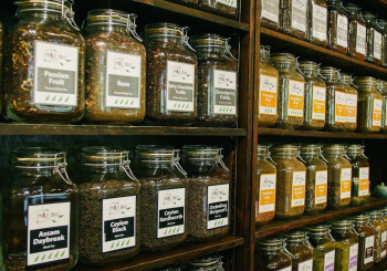 Торговое оборудование для магазина чая и кофе