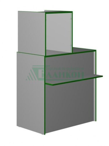 Прилавок кассовый ЭПК-980 с рабочей поверхностью и отделением для хранения купить в магазине торгового оборудования в Петербурге