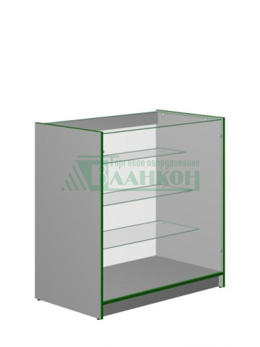 Прилавок-витрина ЭПС-903 с подсветкой и стеклянной полкой купить в магазине торгового оборудования в Петербурге