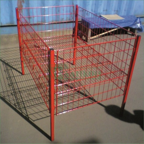 Стол сетчатый для распродаж с регулируемым дном торговый накопитель купить в магазине торгового оборудования в Петербурге