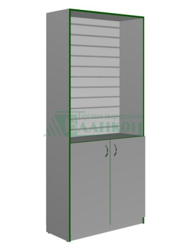 Стеллаж торговый с экономпанелью СТ-3А для магазина, металлический купить в магазине торгового оборудования в Петербурге