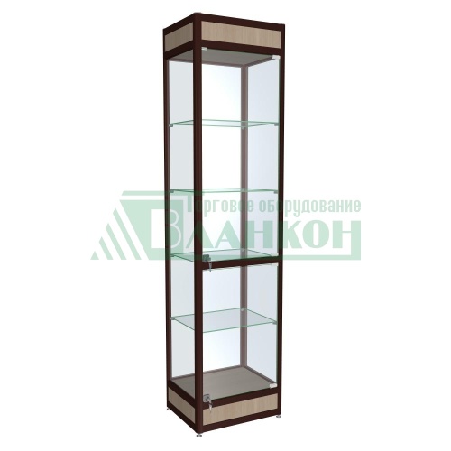 Витрина из алюминиевого профиля "Практик-2" с удобным дизайном купить в магазине торгового оборудования в Петербурге