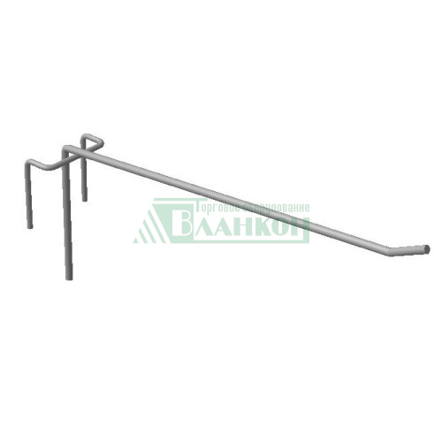 Крючок штыревой с зацепом на сетку купить в магазине торгового оборудования в Петербурге