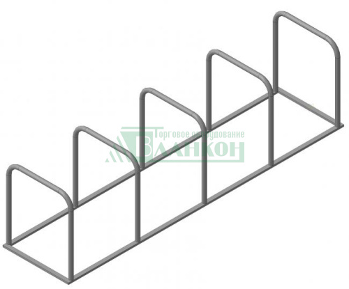 Велопарковка 011 на 4 секции (8-10 мест) купить в магазине торгового оборудования в Петербурге
