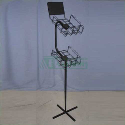 Стойка 2-уровневая для распространения рекламной продукции A4 купить в магазине торгового оборудования в Петербурге