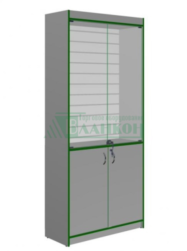 Витрина торговая с экономпанелью и накопителем модели ВТ-3А для магазинов купить в магазине торгового оборудования в Петербурге