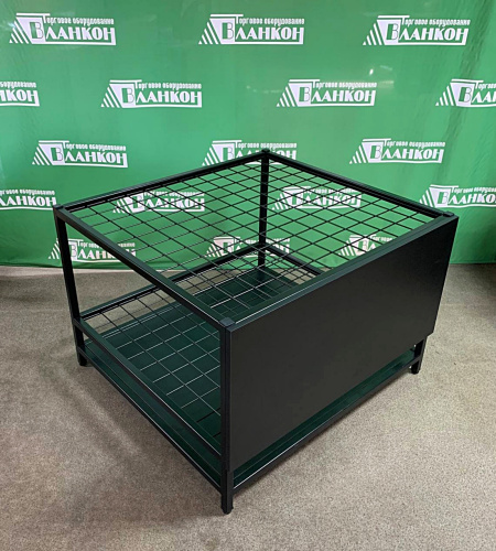 Корзина сетчатая с ячейками под рулоны для торгового зала купить в магазине торгового оборудования в Петербурге