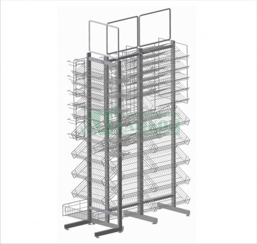 Стойка прикассовая торговая напольная модель 1 для магазина купить в магазине торгового оборудования в Петербурге