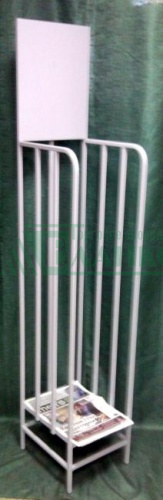 Стойка-накопитель напольная для распространения газет A3 купить в магазине торгового оборудования в Петербурге