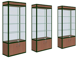 Производство витрин для магазинов на заказ