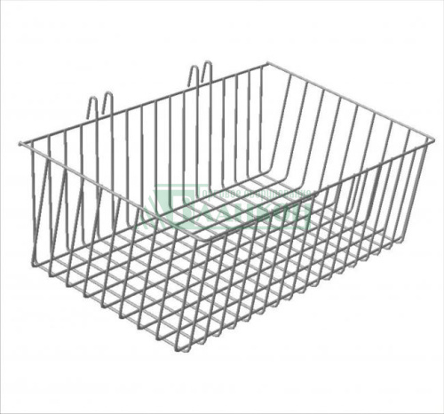 Корзина под углом 250х450х150 купить в магазине торгового оборудования в Петербурге