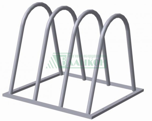 Велопарковка 002 на 3 места купить в магазине торгового оборудования в Петербурге