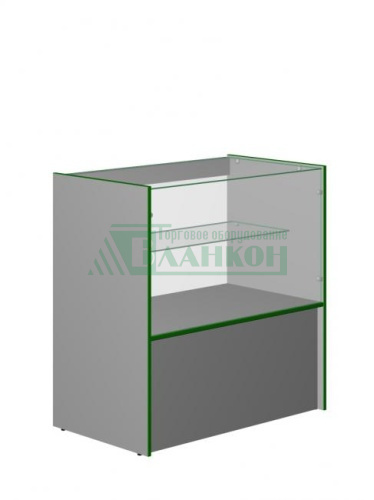 Прилавок-витрина ЭПС-931 с подсветкой и стеклянной поверхностью купить в магазине торгового оборудования в Петербурге