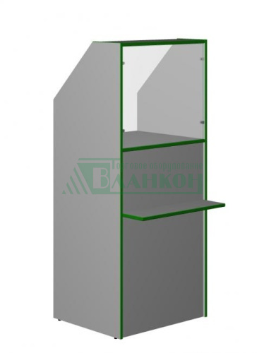 Прилавок кассовый ЭПК-680 с вместительной поверхностью и прочной конструкцией купить в магазине торгового оборудования в Петербурге