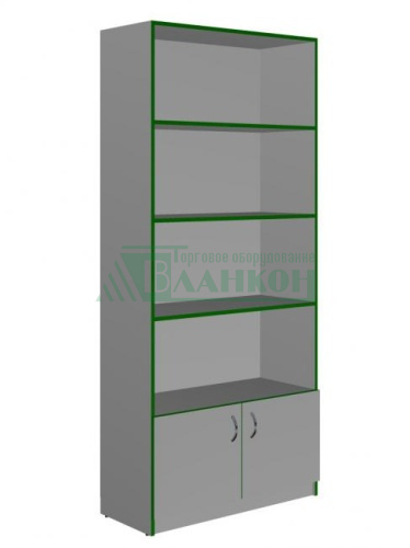 Стеллаж торговый с накопителем СТ-2, металлический, с удобным хранением купить в магазине торгового оборудования в Петербурге